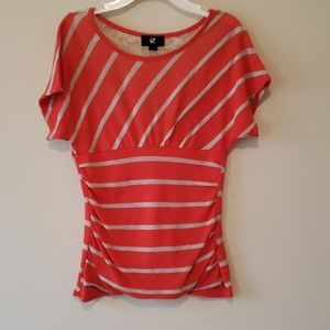 Juniors lace back shirt